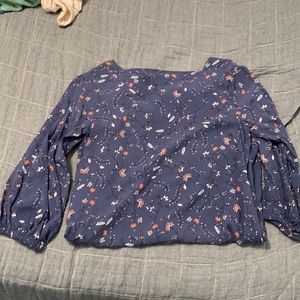 Gap floral print dress with pockets (new)